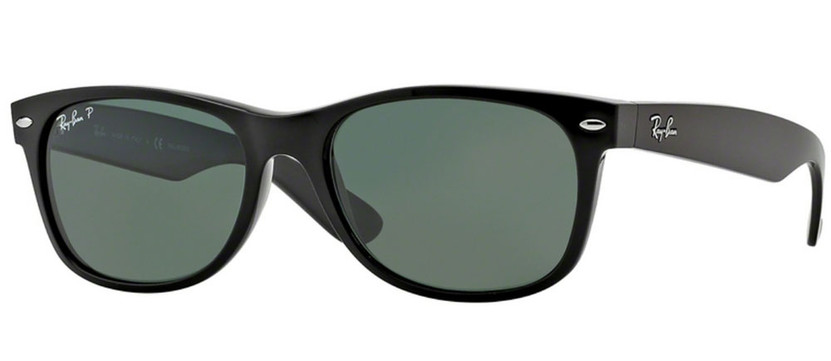 Ray-Ban RB2132 New Wayfarer Polarized Sunglasses, 52mm