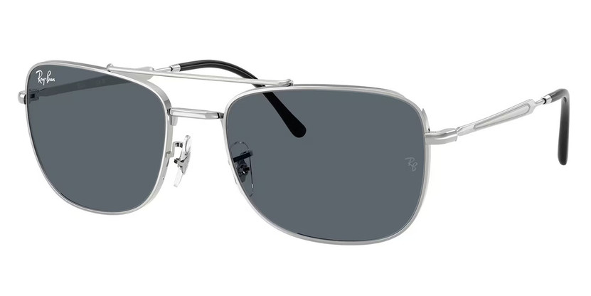 Ray-Ban Sunglasses 59mm in Silver with Blue Lenses