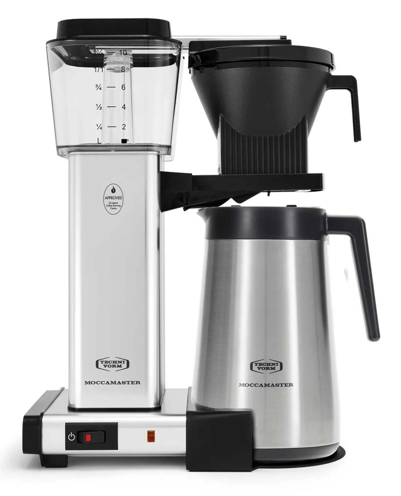 Technivorm Moccamaster KBGT 10-Cup Polished Silver Coffee Maker
