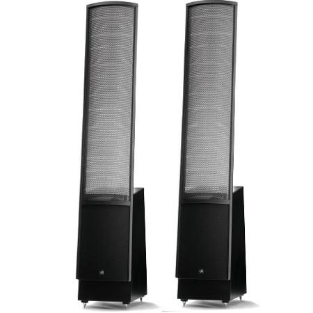 MartinLogan Black Floor Upright Stereo Speakers Pair