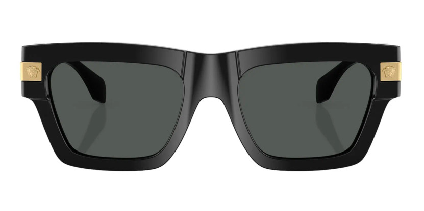 Versace Sunglasses 55mm in Black with Dark Grey Lenses