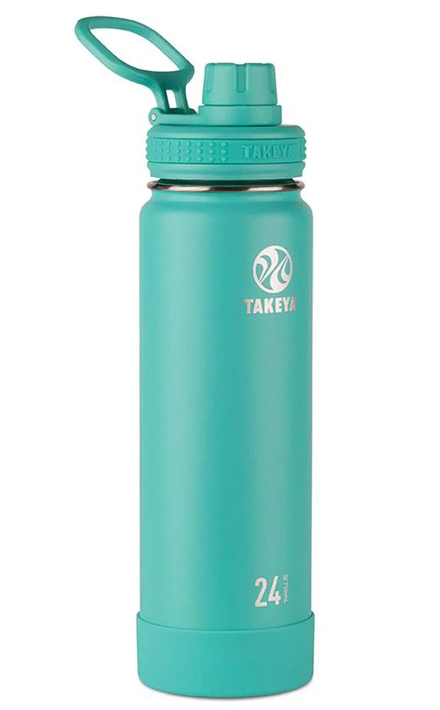 Takeya 24 Oz Teal Actives Insulated Water Bottle