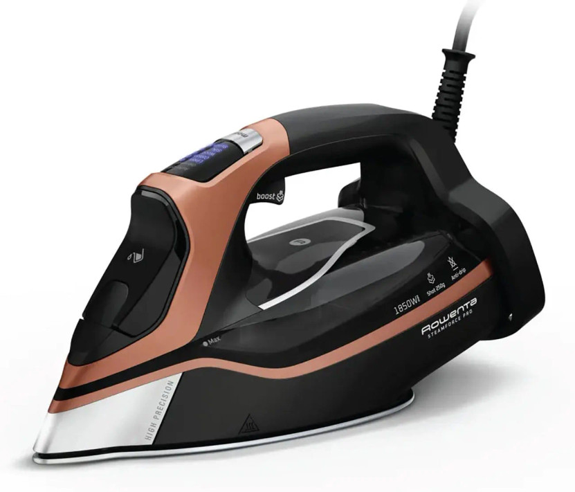 Rowenta SteamForce Pro Steam Iron in BlackCopper