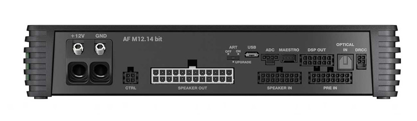 Audison Forza 1080W 12-Channel D-Class Amplifier with 14 CH DSP