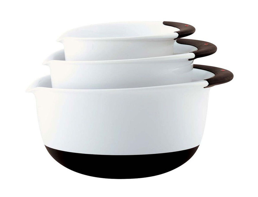 OXO Good Grips 3-Piece Mixing Bowl Set in White
