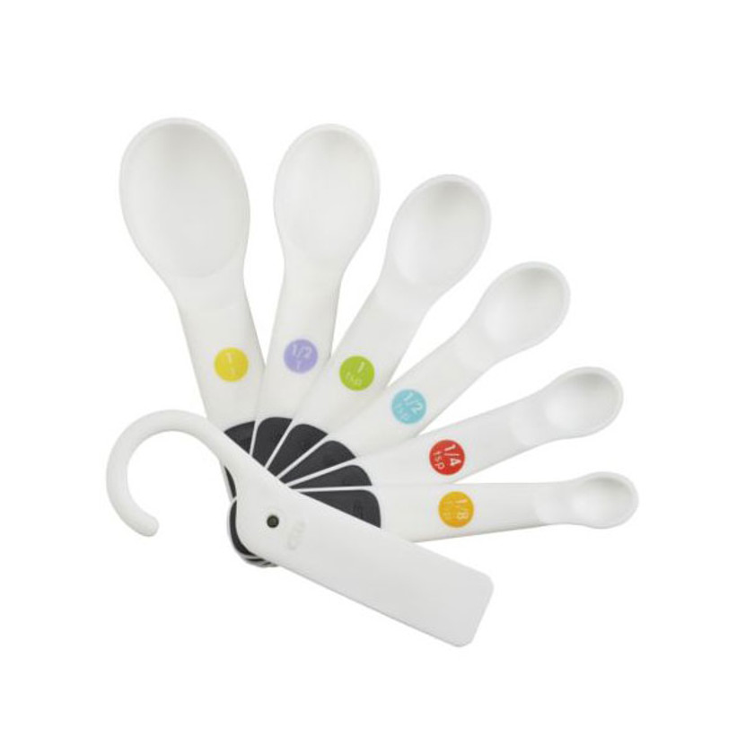 OXO Measuring Spoons 7-Piece Plastic in White