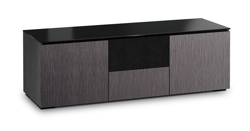Salamander Designs Chameleon Collection Seattle 236 Alpi Gray Oak AV Cabinet