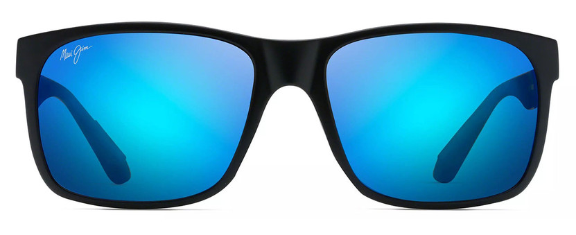 Maui Jim Sunglasses Red Sands Asian Fit 59mm with Polarized Blue Hawaii Lenses