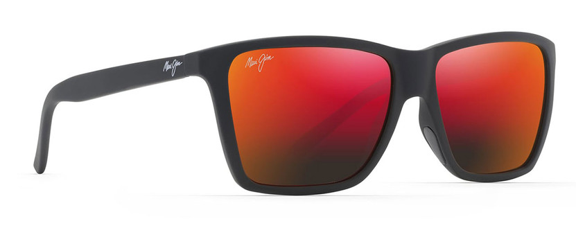 Maui Jim Cruzem Polarized Sunglasses, Matte Black Frames, 57mm