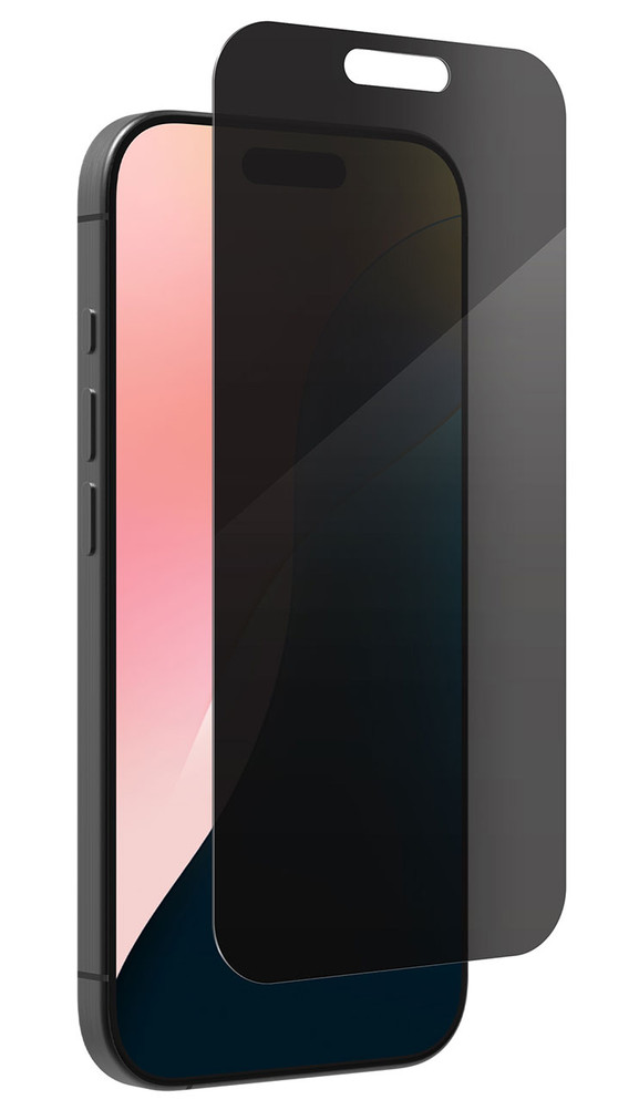 Zagg Glass Elite Privacy 360 Apple iPhone 16 Pro Screen Protector