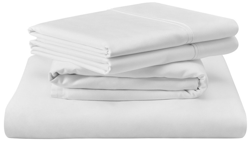 Tempur-Pedic TEMPUR-Luxe Egyptian Cotton White Queen Sheet Set