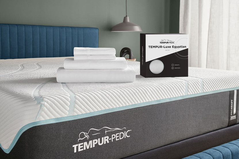 Tempur-Pedic TEMPUR-Luxe Egyptian Cotton White King Sheet Set