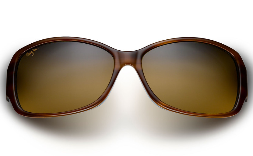 Maui Jim Nalani Tortoise Polarized Sunglasses, Tortoise w Blue Frames, 61mm