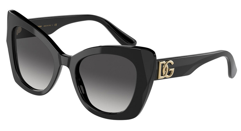 Dolce  Gabbana DNA Sunglasses 53mm with Gradient Grey Lenses