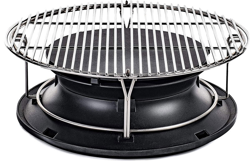 Kamado Joe Singing SloRoller With Stainless Steel Cooking Rack For Classic Joe