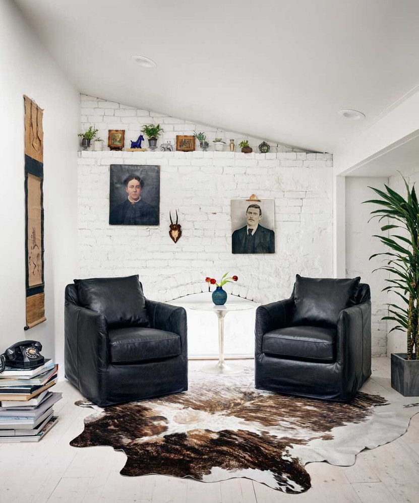 Four Hands Tulip Side Table in Raw Nickel