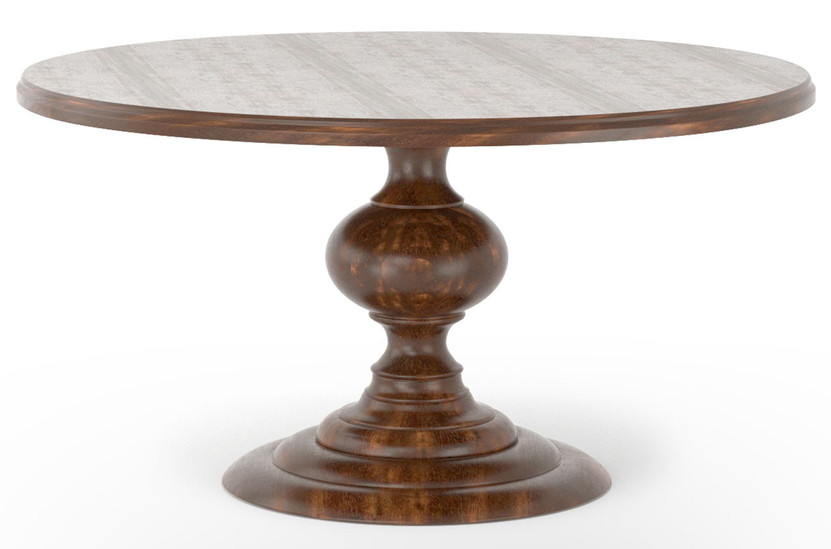 Four Hands Dark Oak 60 Magnolia Round Dining Table