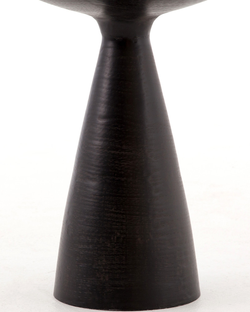 Four Hands Marlow Collection Brushed Bronze Mod Pedestal Table