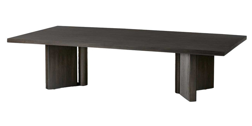 Four Hands Huxley Coffee Table in Smoked Black