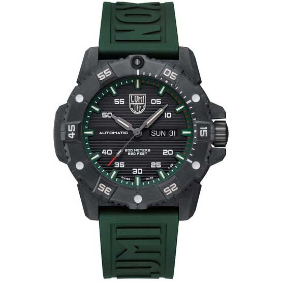 Luminox Master Carbon SEAL Automatic Black Dial Dark Green Dive Watch, 45mm