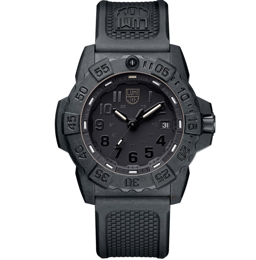 Luminox 45mm Navy SEAL Black Mens Watch