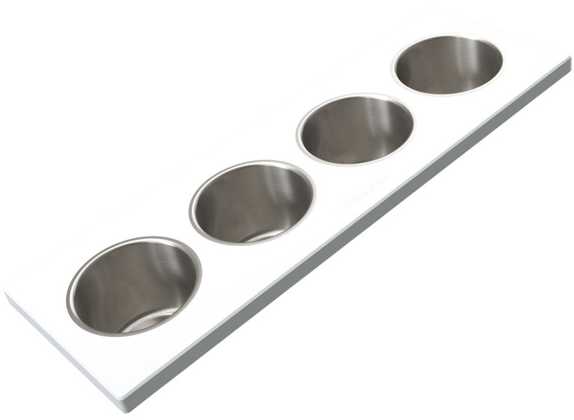 The Galley White Upper Tier Garnish Board