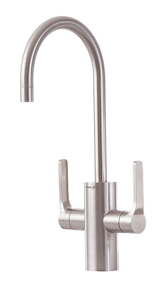The Galley Ideal Matte Stainless Steel Hot  Cold Tap