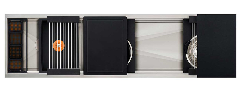 The Galley 72-Inch Graphite Ideal WorkWashStation 6D