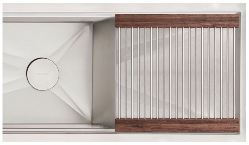 The Galley 18-Inch DryDock in American Black Walnut