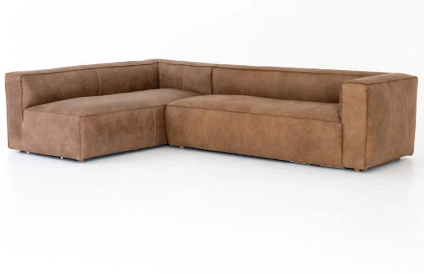 Four Hands Carnegie Collection Right Arm Facing 2 Piece Nolita Sectional