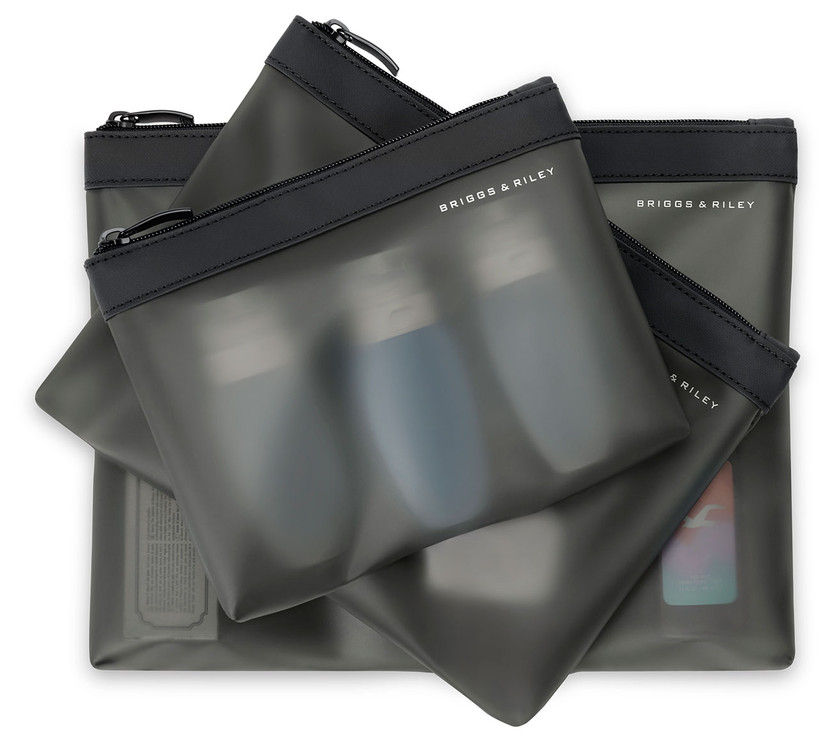 Briggs  Riley Translucent Pouch Set in Black