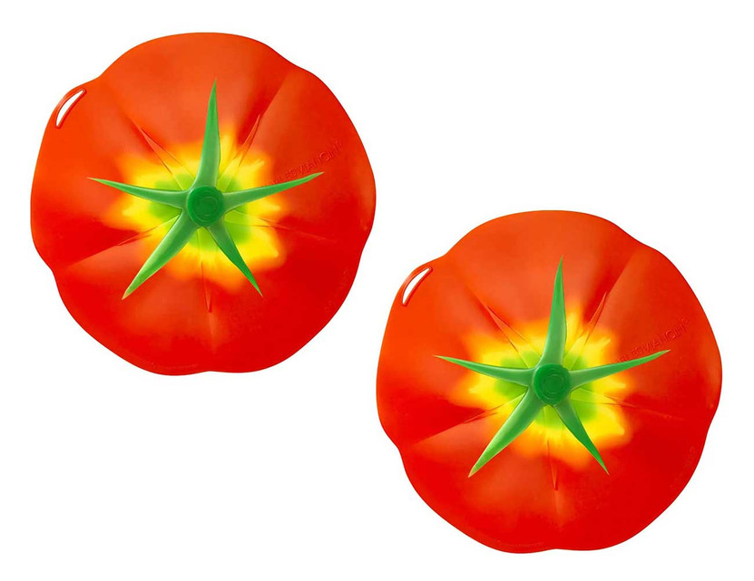 Charles Viancin 4 Set of 2 Tomato Silicone Drink Covers