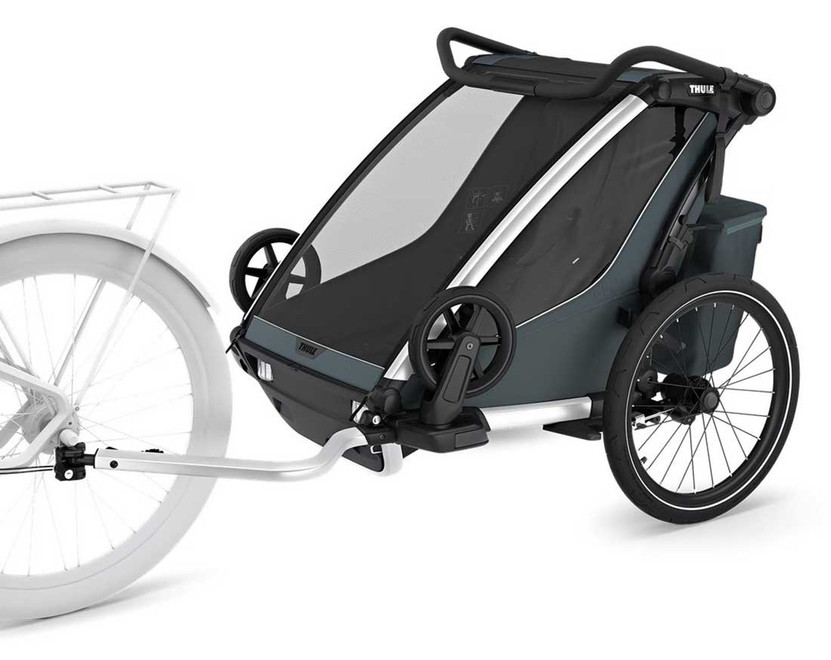 Thule Chariot Cross 2 Double Bike Trailer in Dark Slate