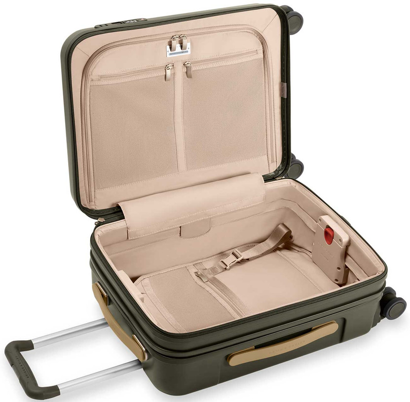 Briggs  Riley Sympatico Global 21-Inch Carry-On Expandable Spinner in Olive
