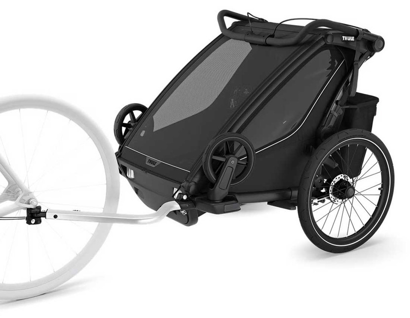 Thule Chariot Sport 2 Double Bike Trailer in Black