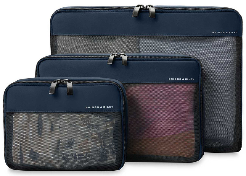 Briggs  Riley Travel Essentials Check In Compression Packing Cube Set in Navy