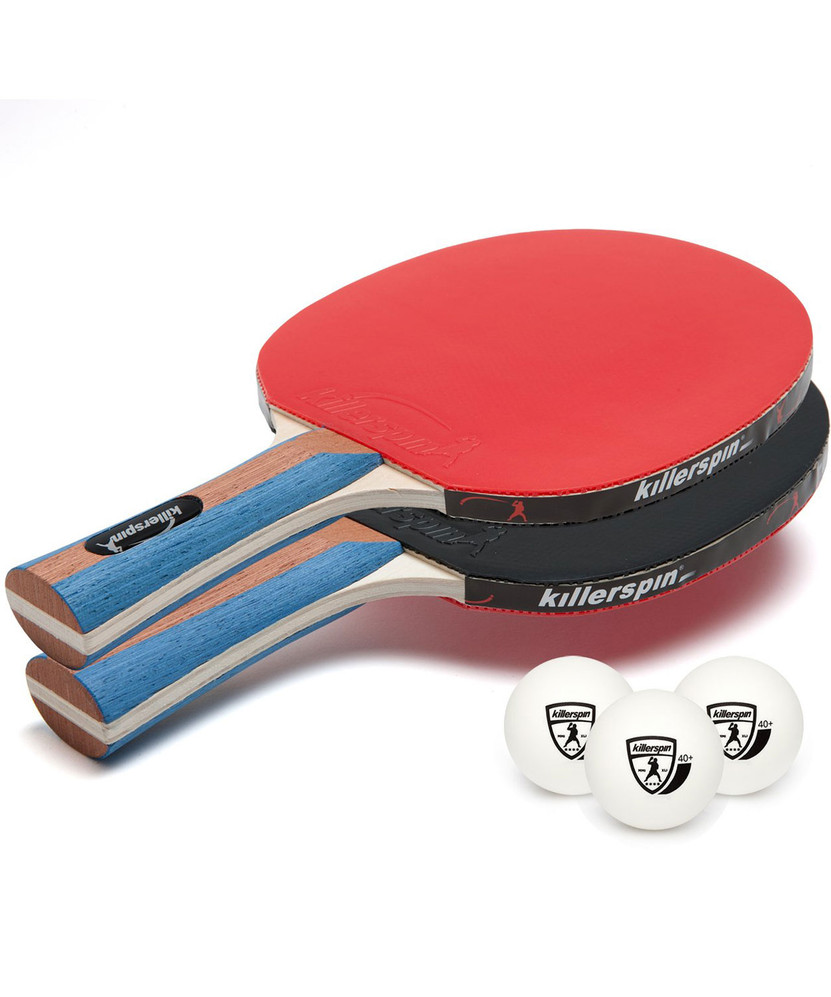 Killerspin JET SET 2 Premium Table Tennis Paddle Set With 3 Balls