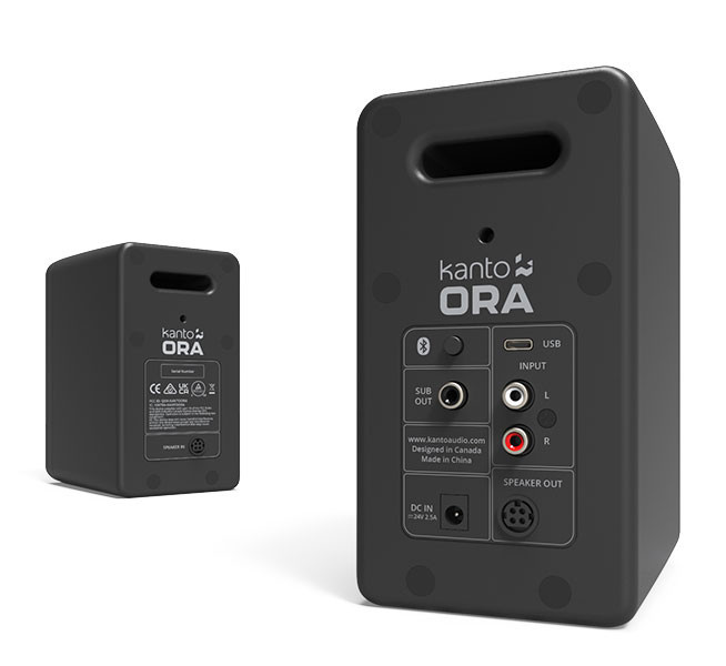 Kanto ORA Reference Desktop Speakers in Matte Black Pair