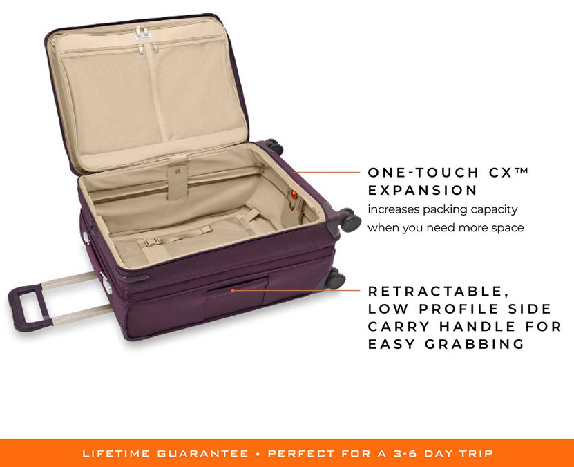 Briggs  Riley Baseline Medium Expandable Spinner in Plum