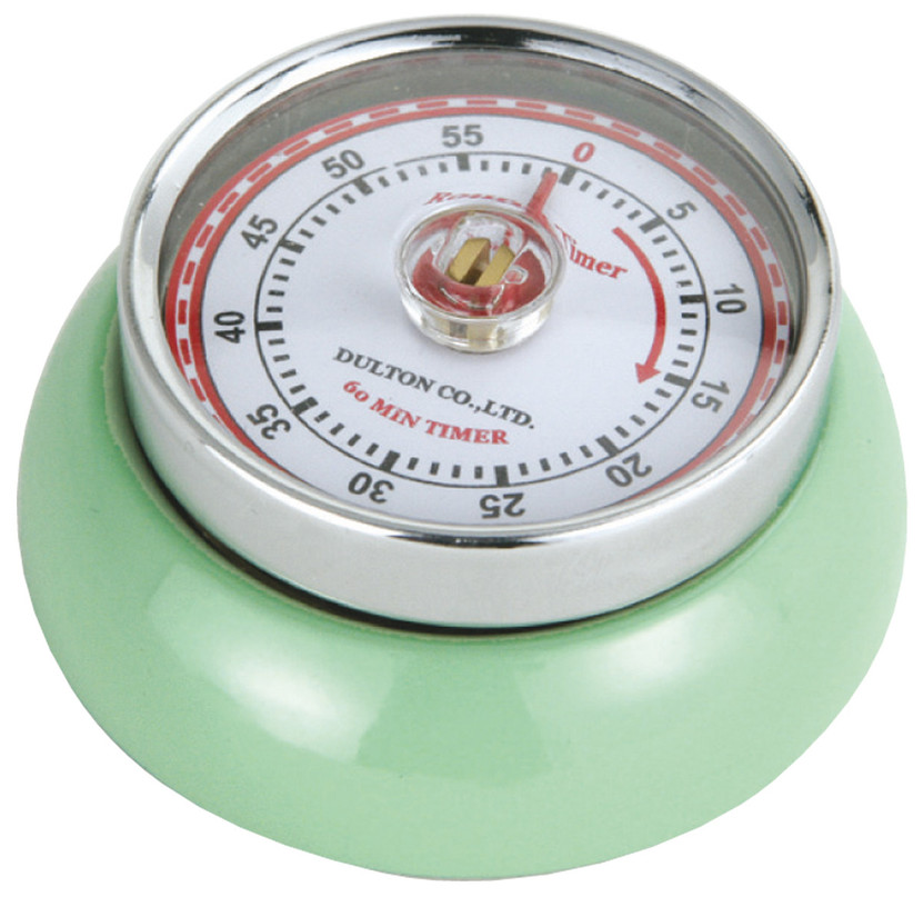 Zassenhaus Mint Green Retro Kitchen Timer