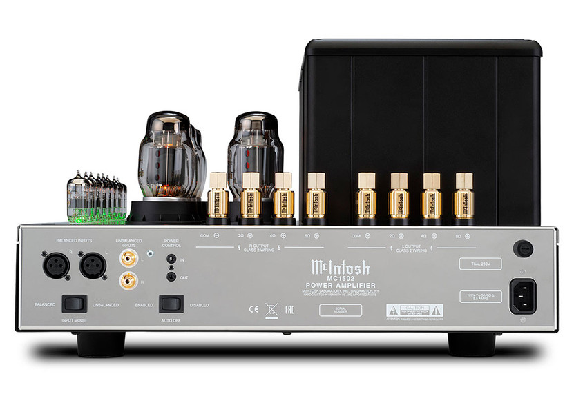 McIntosh Black 2-Channel Vacuum Tube Amplifier (1)
