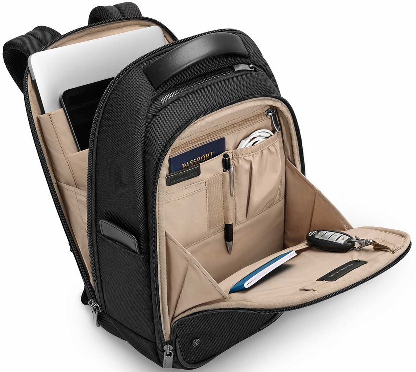 Briggs  Riley At Work Slim Backpack in Black