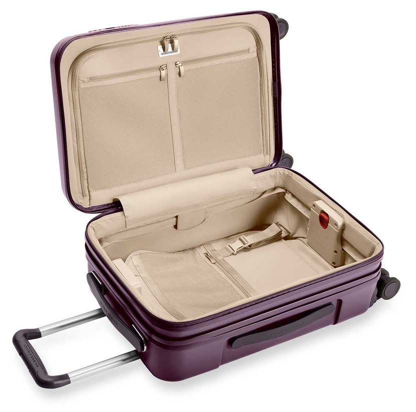 Briggs  Riley Sympatico Essential 22 Carry-On Expandable Spinner in Plum