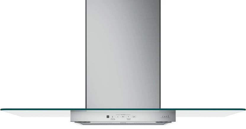 Cafe 36 Stainless Steel Wall-Mount Glass Canopy Chimney Hood