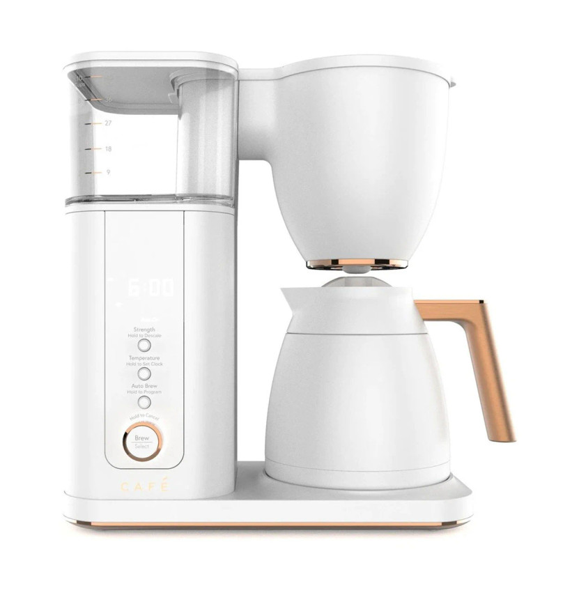 Cafe Specialty Drip 10-Cup Matte White Coffee Maker w Thermal Carafe