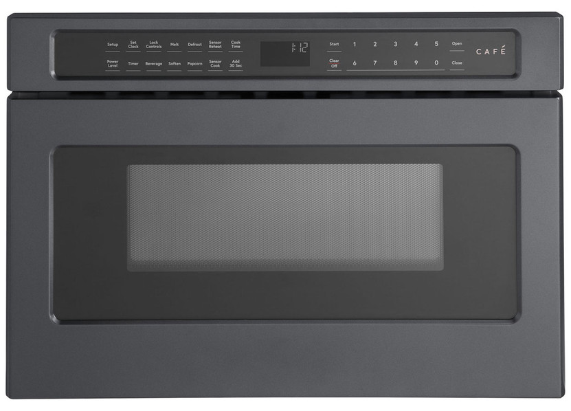 Cafe 1.2 Cu. Ft. Matte Black Built-In Microwave Drawer Oven