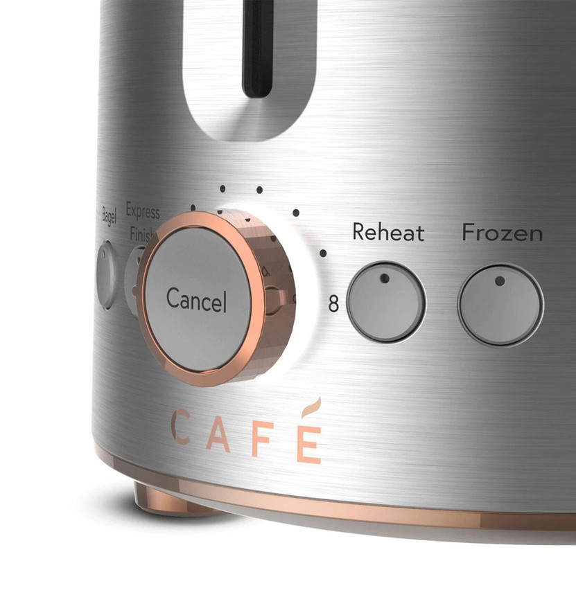 Cafe Express Finish Stainless Steel 2-Slice Toaster