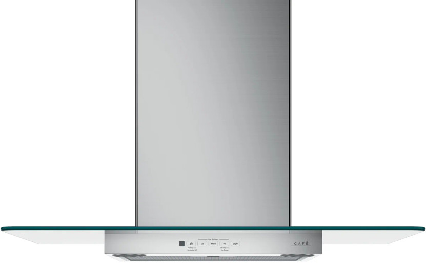 Cafe 30 Stainless Steel Wall-Mount Glass Canopy Chimney Hood