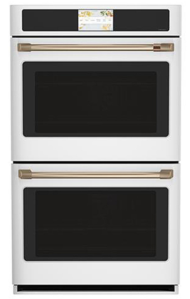 Cafe Professional Series 30 Matte White Smart Built-In Convection Double Wall Oven