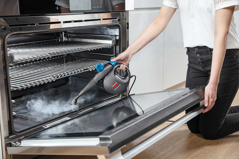 Bissell Steam Shot Handheld Steam Cleaner  Sanitizer in Titanium